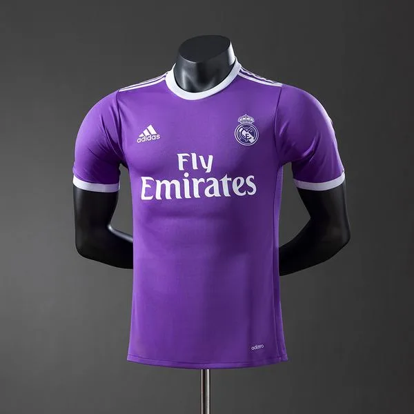 Camiseta de fútbol Real Madrid 2016/17 VISITANTE MANGA CORTA VERSION JUGADOR